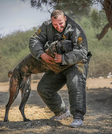 best protection dog bite suit FDT black